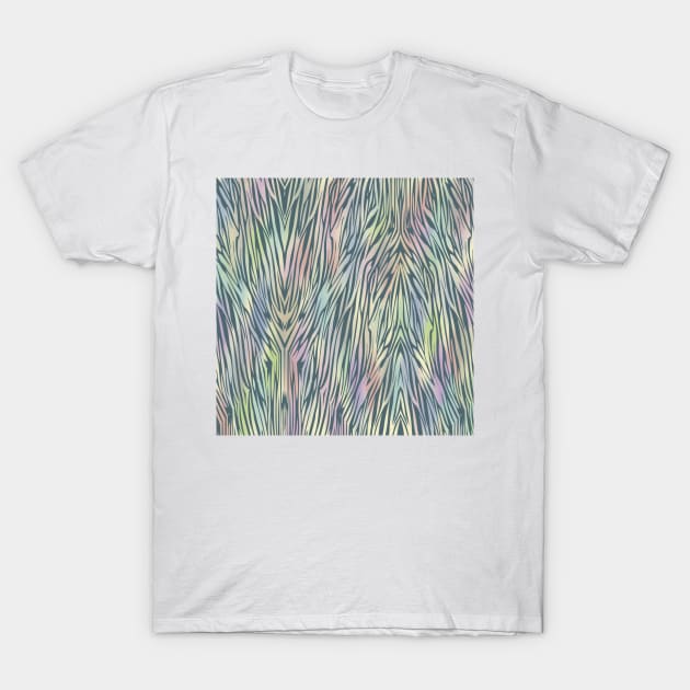 Colorful Zebra print T-Shirt by Cokonnyco